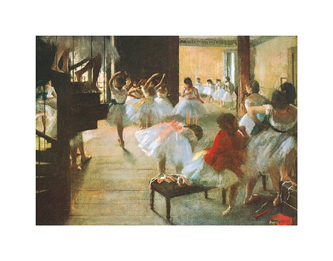 Framed Ballet Rehearsal Print