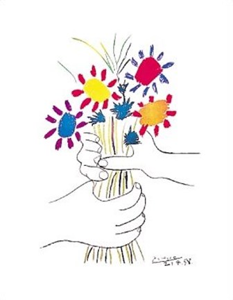 Framed Petit Fleurs Print