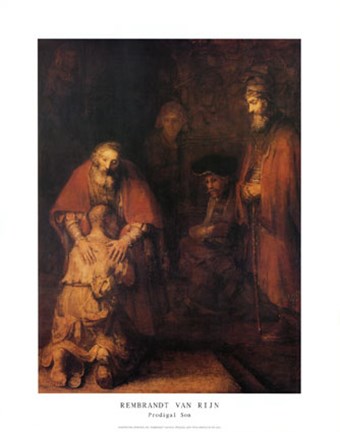 Framed Return Of The Prodigal Son Print