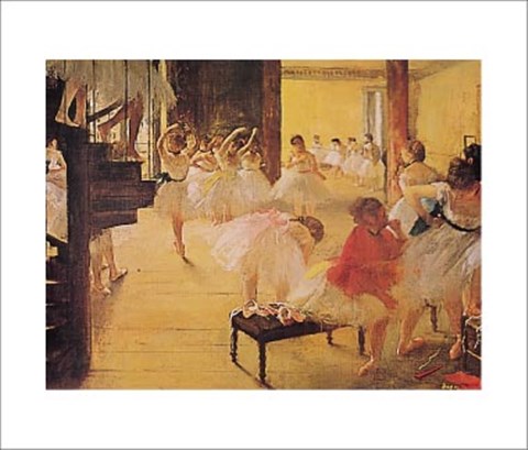 Framed Ballet Rehearsal Print