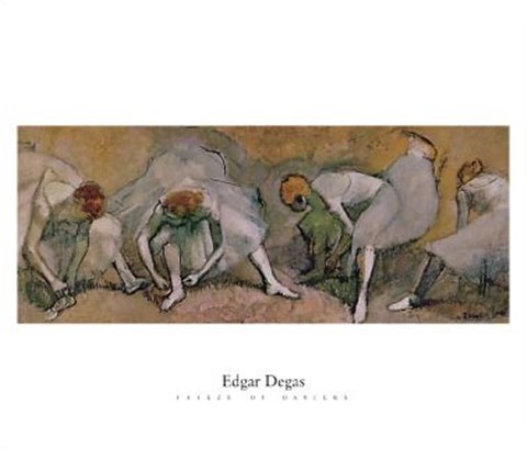 Framed Frieze Of Dancers Print