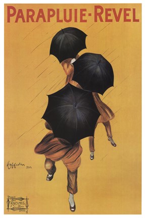 Framed Parapluie - Revel Print