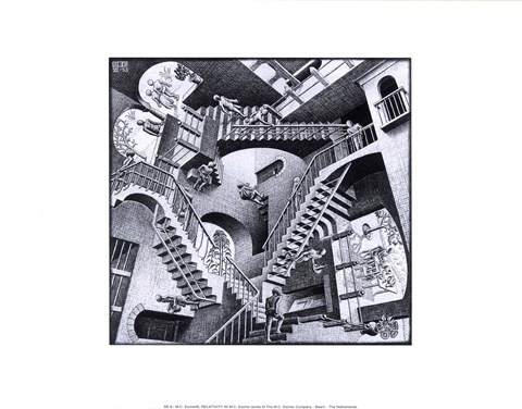 Framed Relativity Print