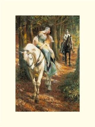 Framed Enid And Geraint Print