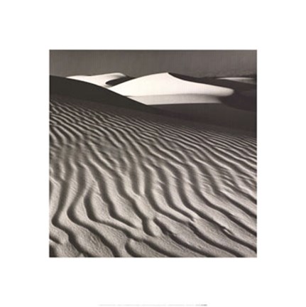 Framed White Dune Print