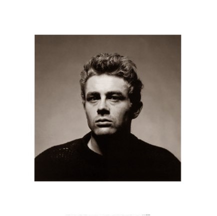 Framed James Dean (sweater) Print