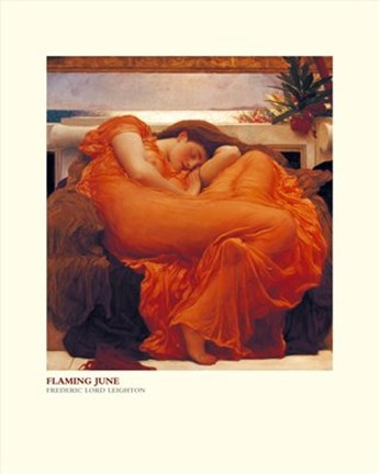 Framed Flaming June, c.1895 Print