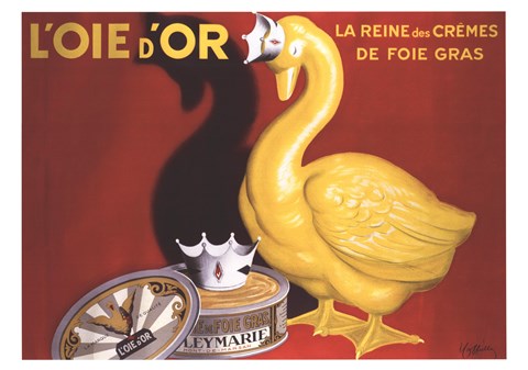 Framed L&#39;oie D&#39;or Print