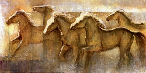 Framed River Run Print