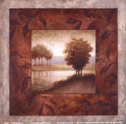 Framed Edge Of April Print