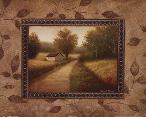 Framed New Country Glimpse Print
