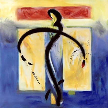 Framed Moved By The Music VII Print