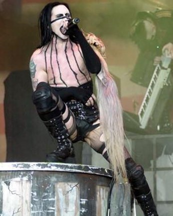 Framed Marilyn Manson Print