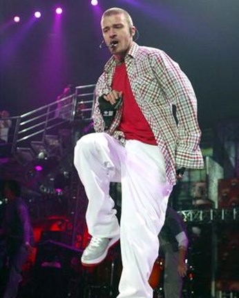 Framed Justin Timberlake Print