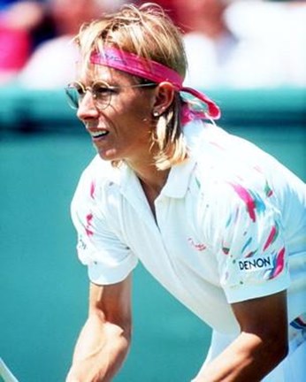 Framed Martina Navratilova Print