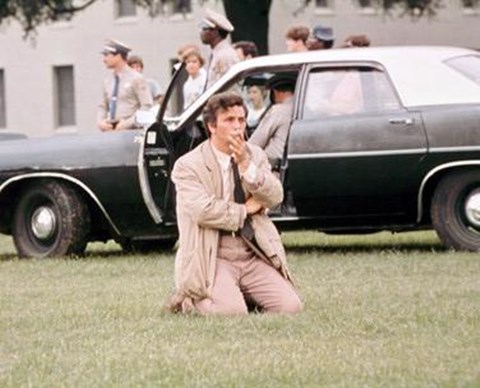 Framed Peter Falk Print