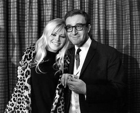 Framed Peter Sellers and Britt Ekland Print