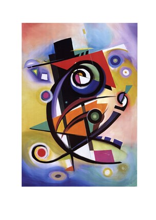 Framed Homage to Kandinsky Print