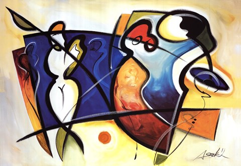 Framed Gallery Open I Print