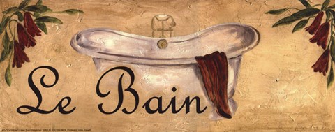 Framed Bath Series - Le Bain Print