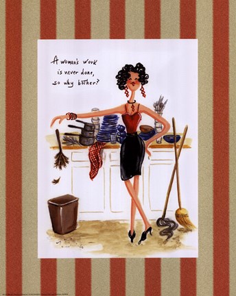 Framed Wild Women: Work Print