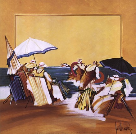 Framed Une Semaine en Juin Print