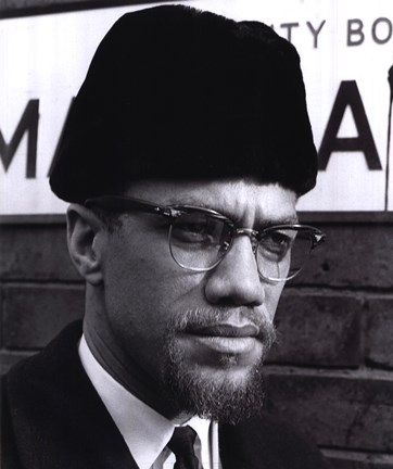 Framed Malcolm X Print