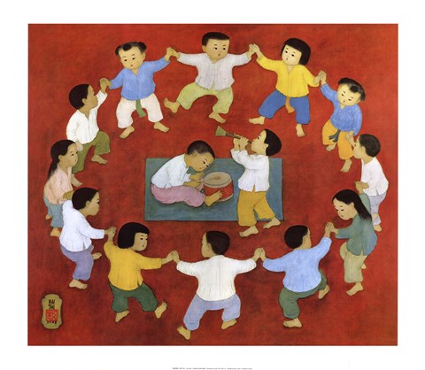 Framed La Ronde Print