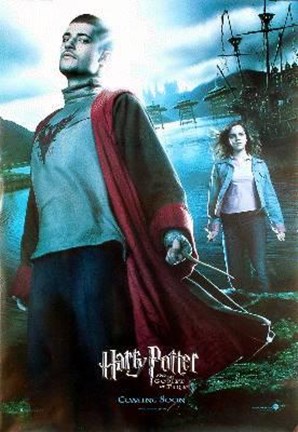 Framed Harry Potter and the Goblet of Fire - Viktor Krum and Hermione Granger Print