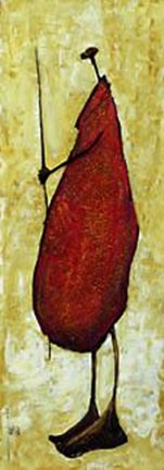 Framed Jacques Foureau - Berger massai n 1 Size 13x37.5 Print