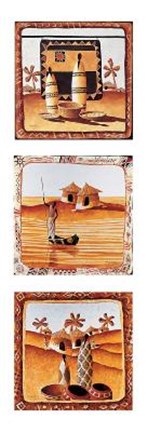 Framed Compostion "Afrique" Print