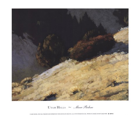 Framed Utah Hills Print