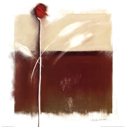 Framed Mocha I Print