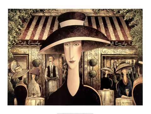 Framed Cafe Emily Print