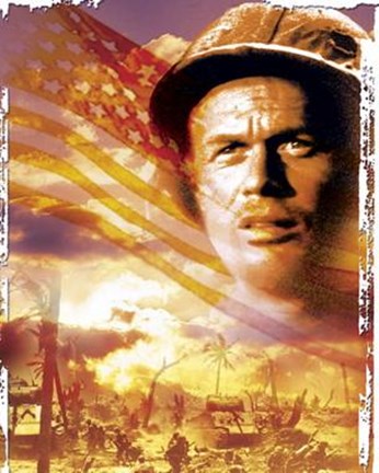 Framed Halls of Montezuma Print