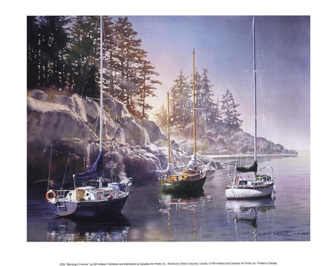 Framed Morning's Promise Print