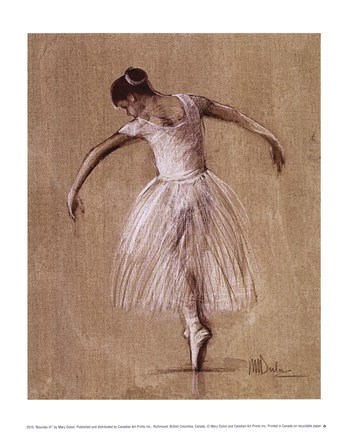 Framed Bourees III Print