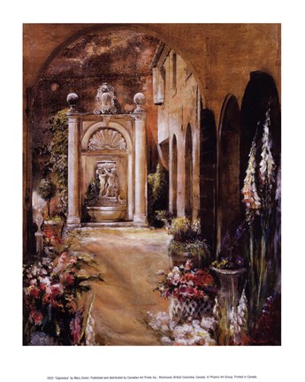 Framed Capranica Print