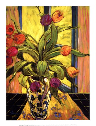 Framed Tulips Print