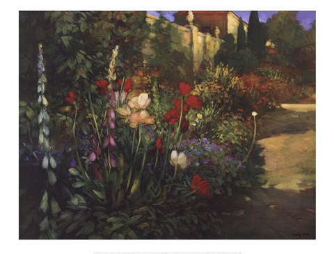 Framed Walled Garden Print