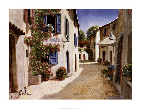 Framed Boulangerie de Peypin Print