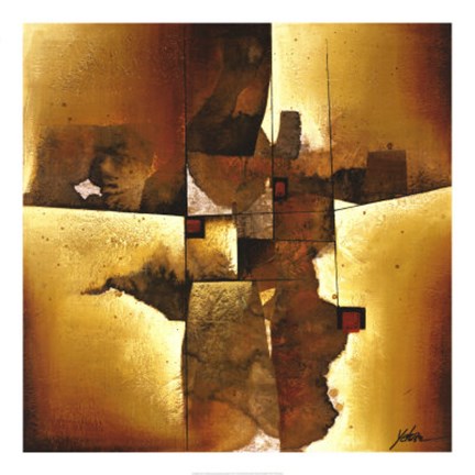 Framed Melted Patterns Print