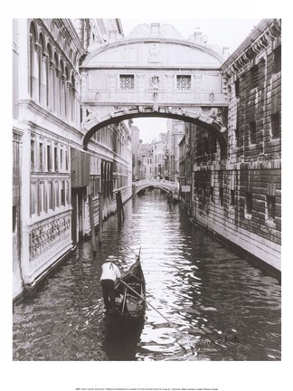 Framed Venice Canal Print