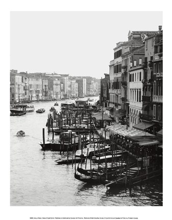 Framed Array of Boats, Venice Print