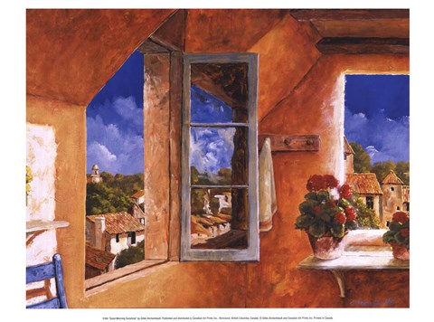 Framed Good Morning Sunshine Print