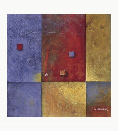 Framed Water Garden II Print