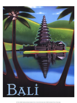 Framed Bali Print