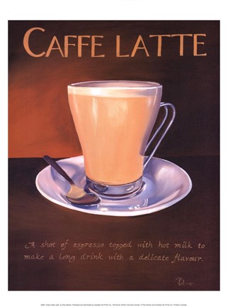 Framed Urban Caffe Latte Print