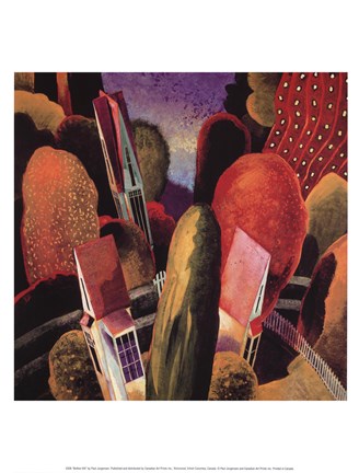 Framed Button Hill Print