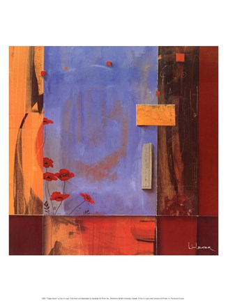 Framed Poppy Dance Print